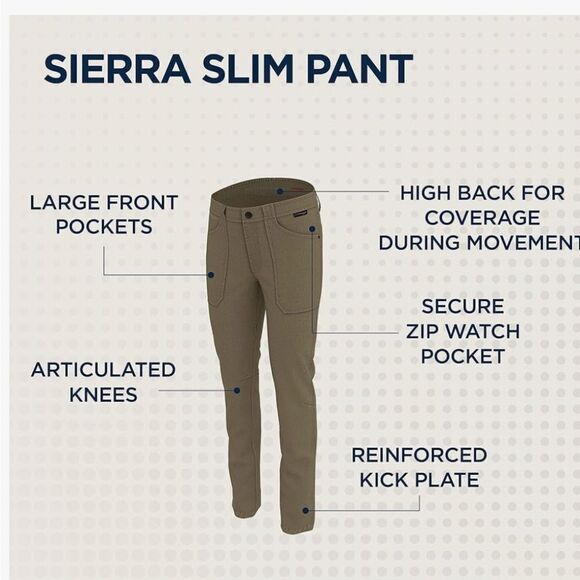 ATG x Wrangler Sierra Slim Pants Size 10 Tall In Tan - Picture 4 of 13